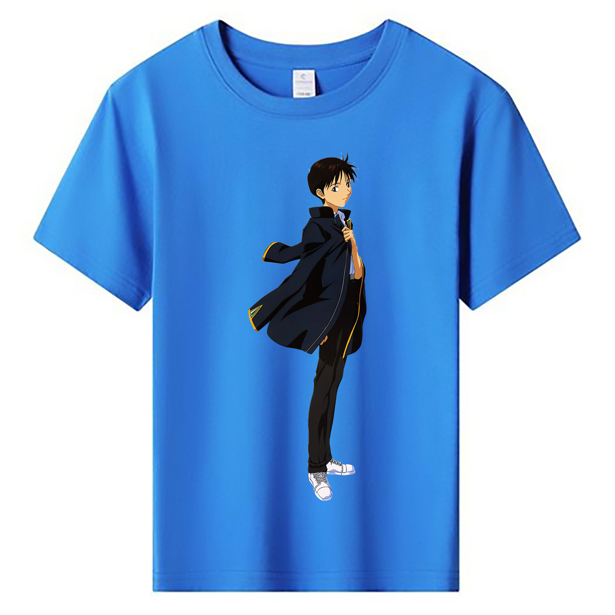 （画像用） EVA 新世紀エヴァンゲリオン 綿100％キッズTシャツ（フロントプリント）